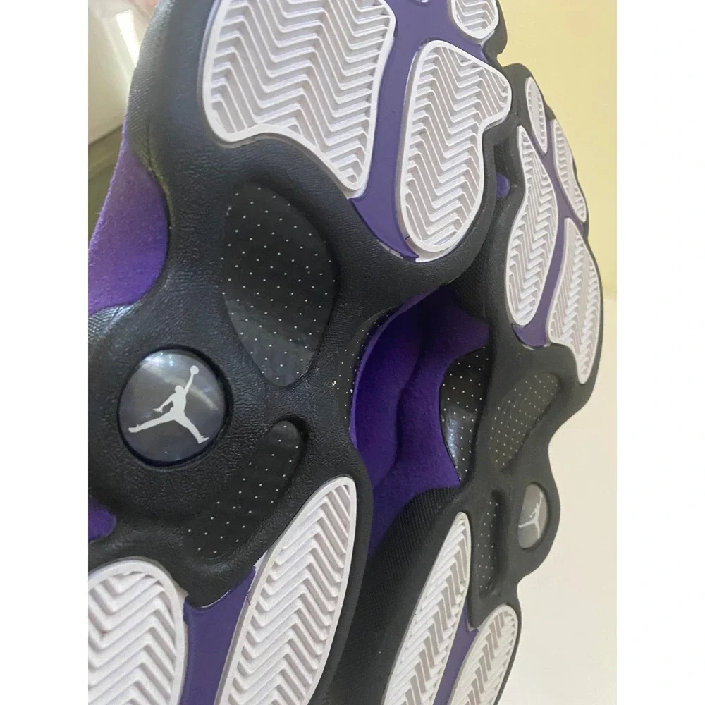 Air Jordan 13 Retro Court Purple Suede DJ5982-015 Mens Basketball Shoes. Sz 9.5